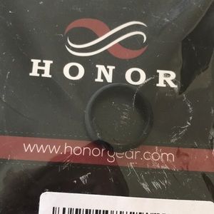 HONOR ETERNITY SILICONE JET BLACK RING NEW